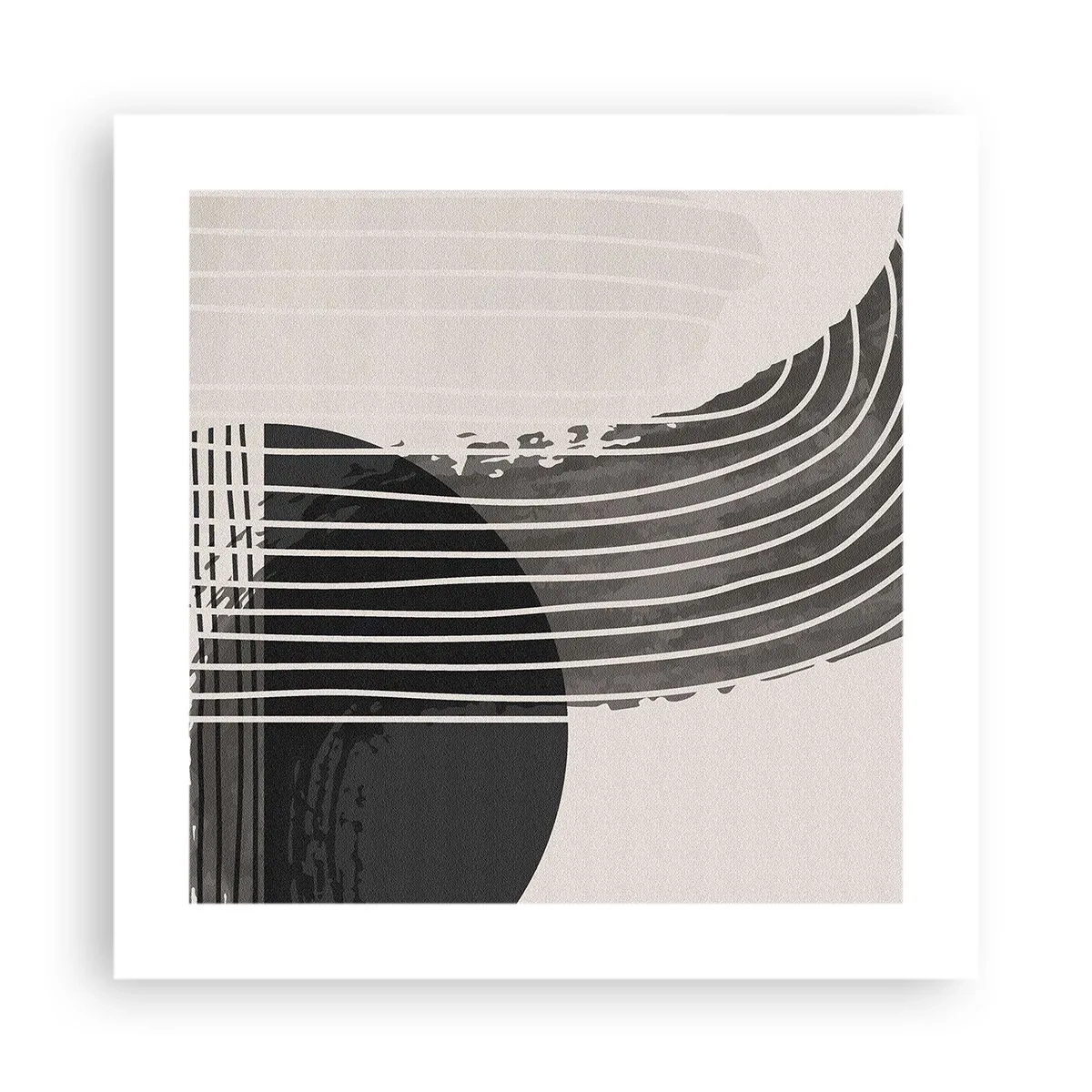 Poster - Daar en terug - 40x40 cm
