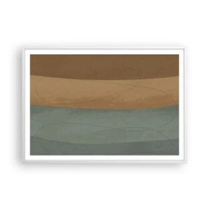 Poster in een witte lijst - Horizontale compositie - 100x70 cm
