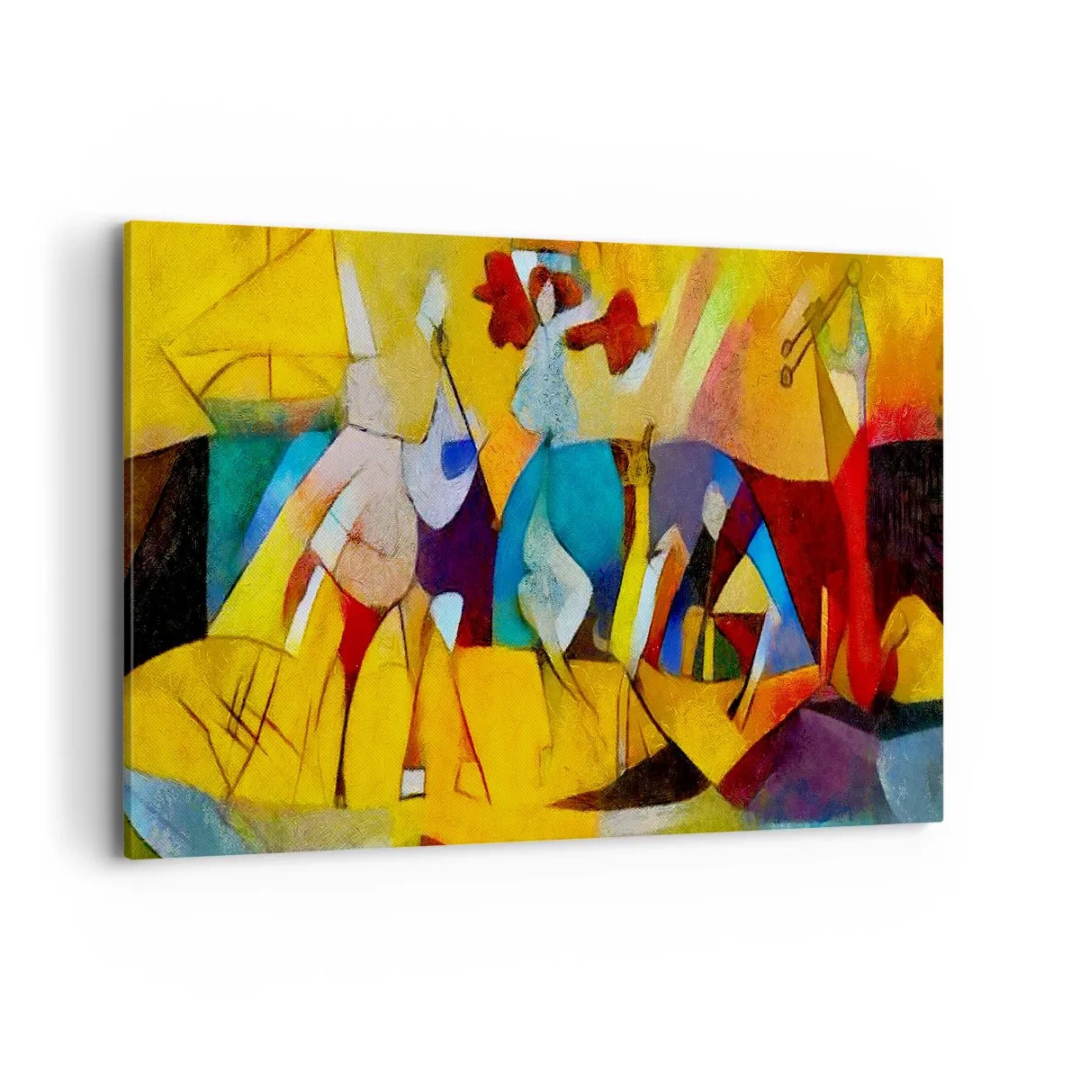 Schilderen op canvas - Zon - leven - vreugde - 120x80 cm