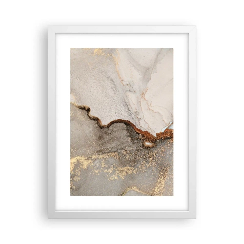 Poster in een witte lijst - Op de grens van kleuren - 30x40 cm