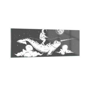 Schilderen op glas - Ruimte Ruiter - 140x50 cm