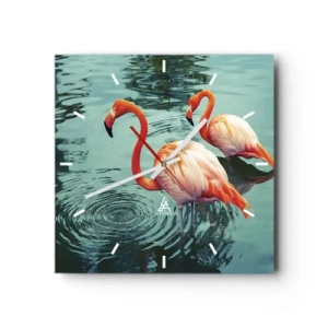 Wandklok - Klok - We zijn nu in de mode - 30x30 cm