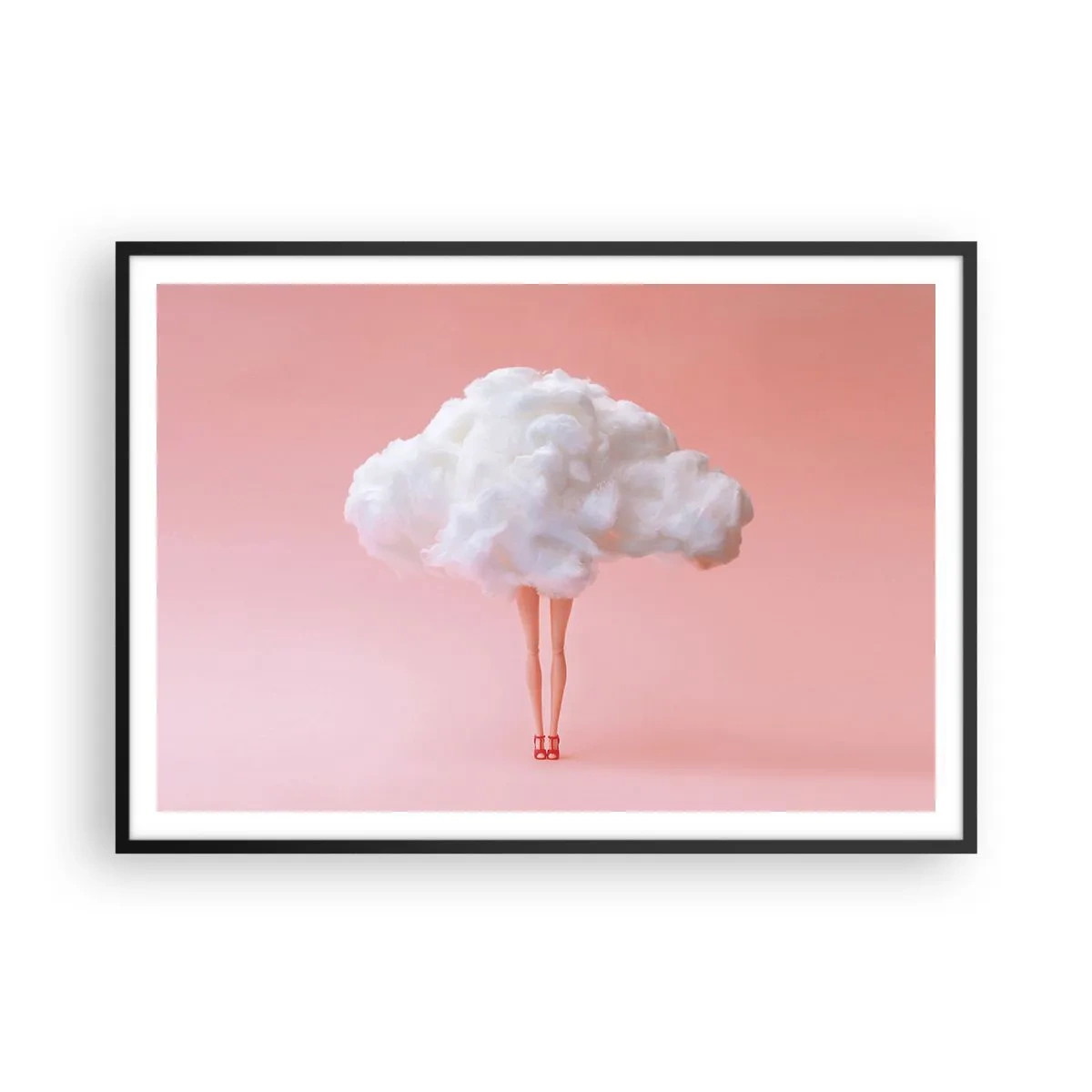 Poster in een zwarte lijst - Zoete belofte - 100x70 cm