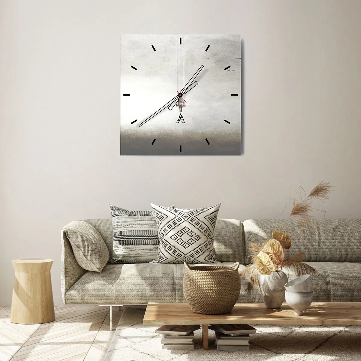 Wandklok - Klok - Een kind in ons - 30x30 cm