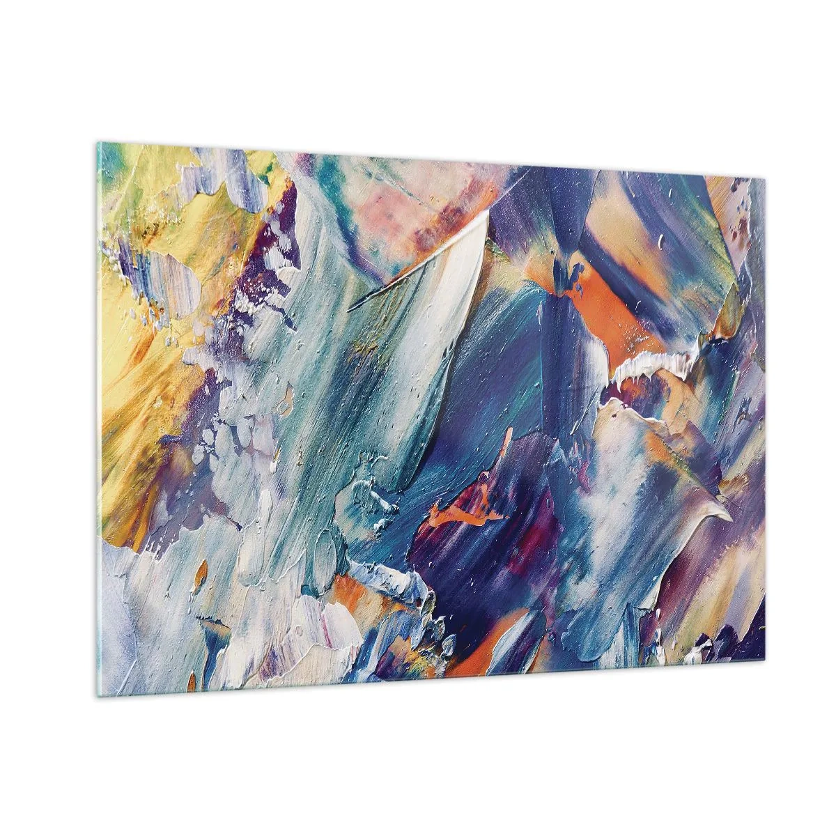 Schilderen op glas - Kleur verwarring - 100x70 cm