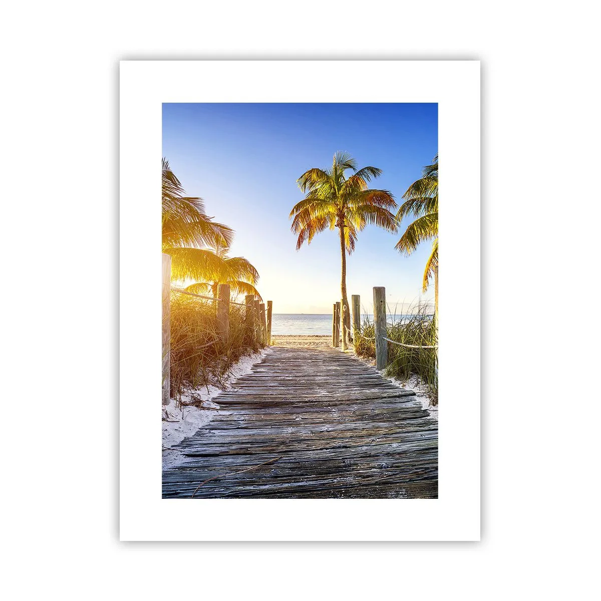 Poster - Rechtstreeks naar het paradijs - 30x40 cm