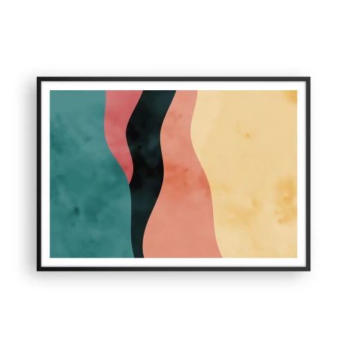 Poster in een zwarte lijst - Conforme non-conformiteit - 100x70 cm