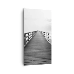 Schilderen op canvas - In de verte ... - 65x120 cm