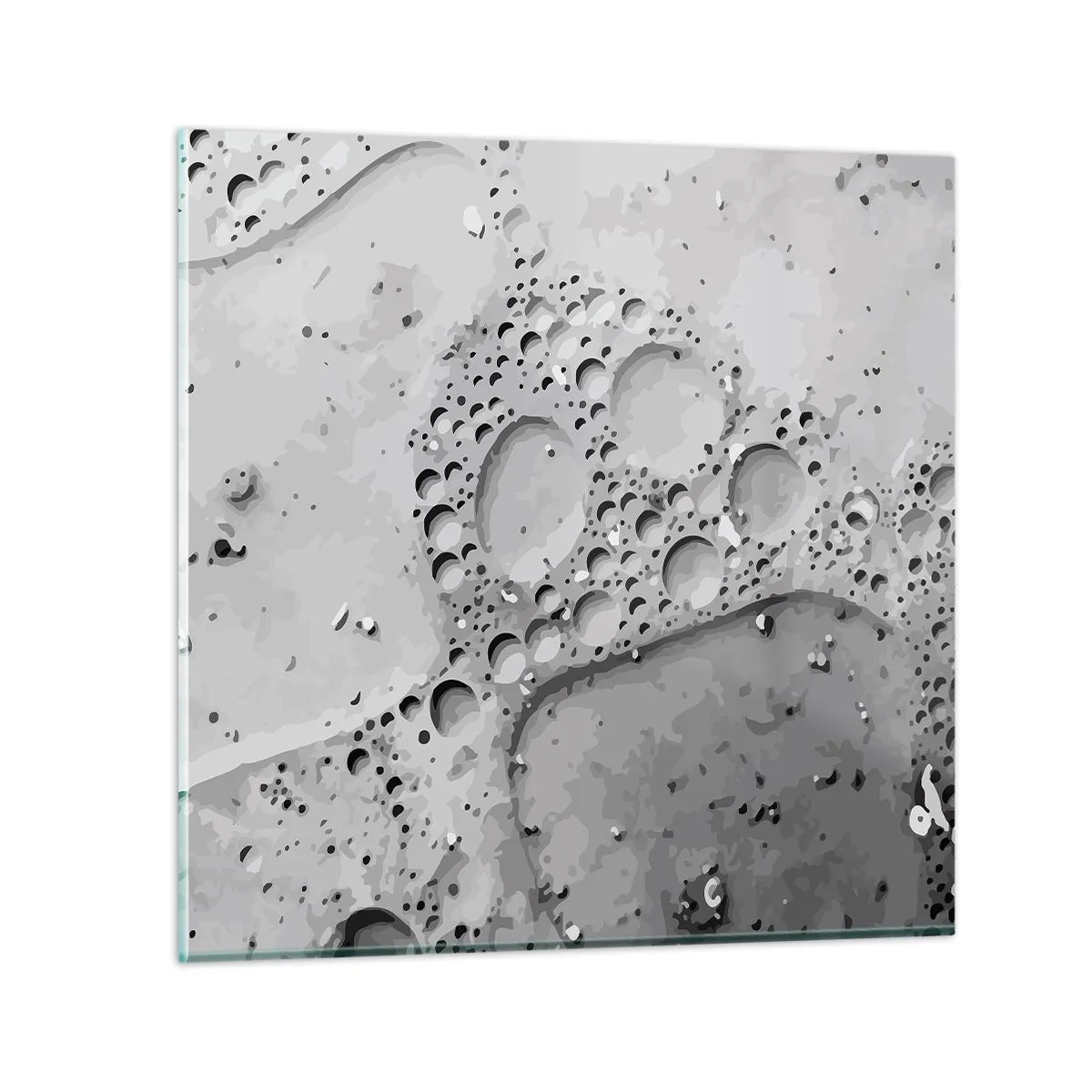 Schilderen op glas - Schuimspoor - 40x40 cm