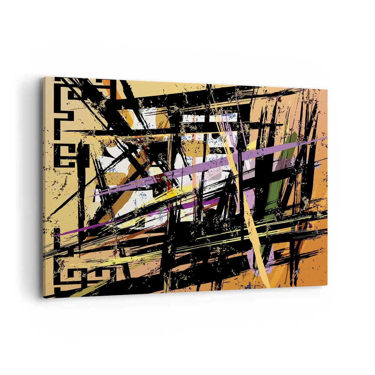 Schilderen op canvas - Een scherp snijden - 120x80 cm