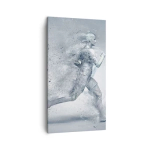 Schilderen op canvas - Kristalheldere energie - 45x80 cm