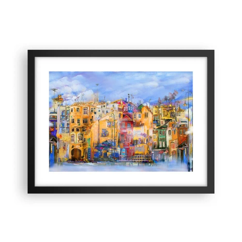 Poster in een zwarte lijst - Wij zijn samen - 40x30 cm