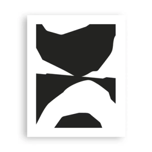 Poster - Positief – negatief - 40x50 cm