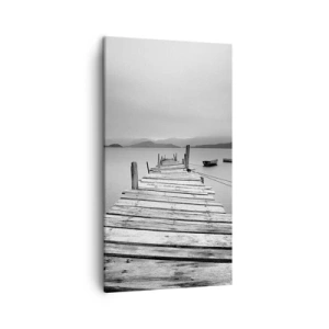 Schilderen op canvas - Achter bergen en zeeën - 45x80 cm