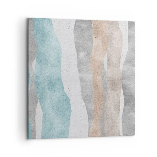 Schilderen op canvas - Een studie van nabijheid - 60x60 cm
