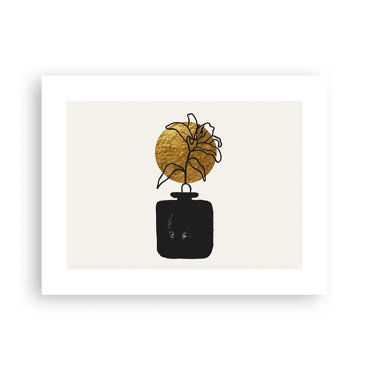 Poster - Schoonheid is goud waard - 40x30 cm