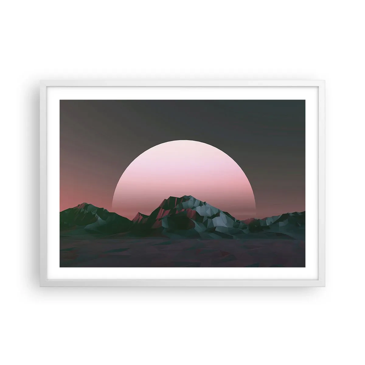 Poster in een witte lijst - In een naburig sterrenstelsel - 70x50 cm