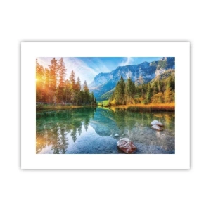 Poster - De zachtheid van de herfst - 40x30 cm