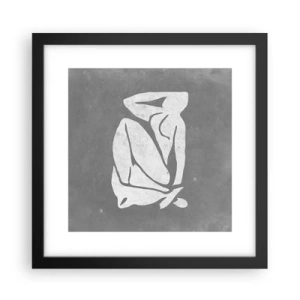 Poster in een zwarte lijst - In reflectie - 30x30 cm