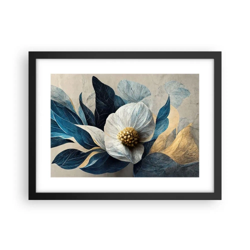 Poster in een zwarte lijst - Hij heeft een hart van goud - 40x30 cm