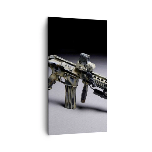 Schilderen op canvas - Altijd dreigend - 45x80 cm