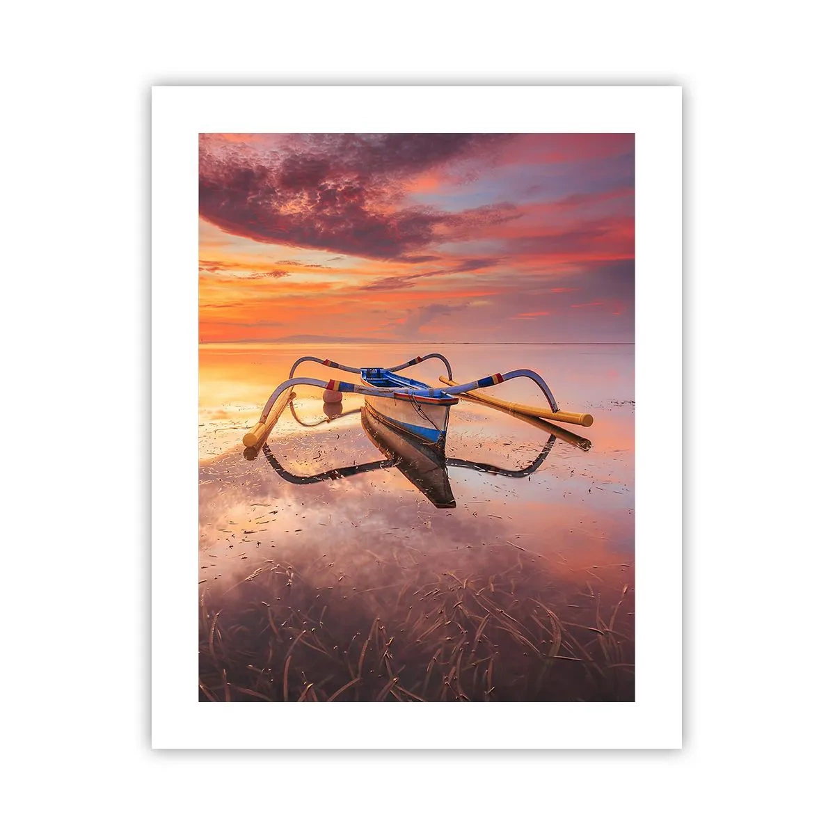 Poster - De rust van een tropische avond - 40x50 cm