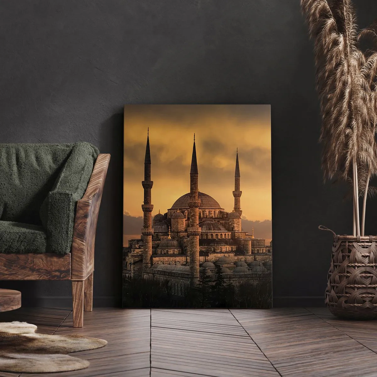 Schilderen op canvas - God is geweldig - 50x70 cm
