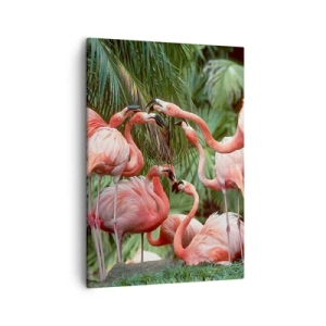 Schilderen op canvas - Middag roddels - 50x70 cm