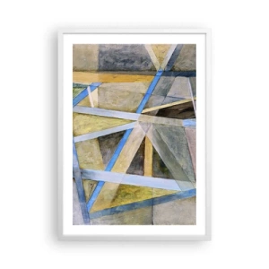 Poster in een witte lijst - Recht of diagonaal? - 50x70 cm