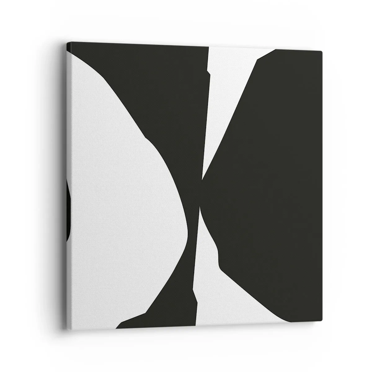 Schilderen op canvas - Positief – negatief - 40x40 cm