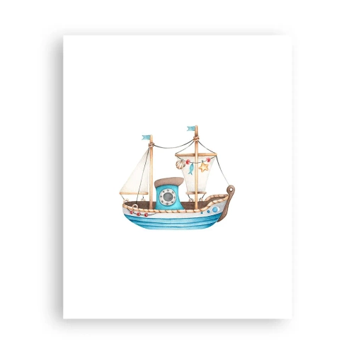 Poster - Ahoi, avontuur! - 40x50 cm