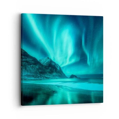 Schilderen op canvas - Wonderen van het Noorden - 30x30 cm