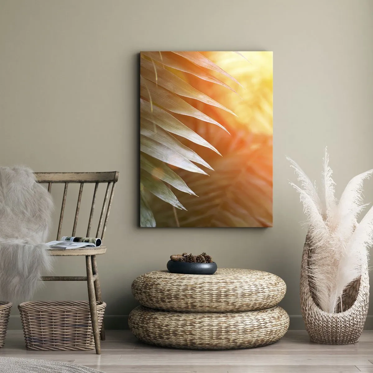 Schilderen op canvas - Ochtend in de jungle - 50x70 cm