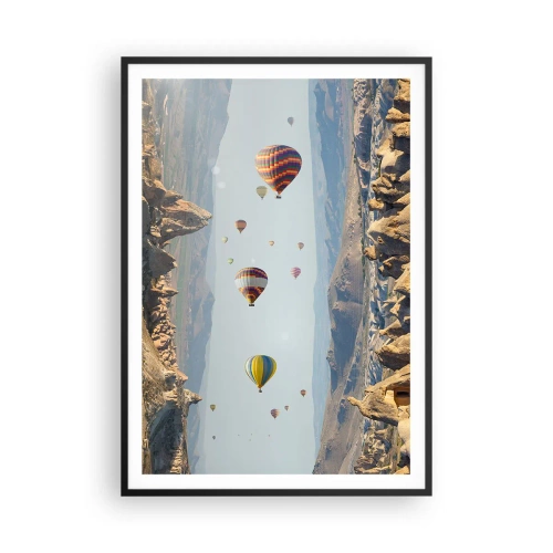 Poster in een zwarte lijst - Alles is hier mogelijk - 70x100 cm