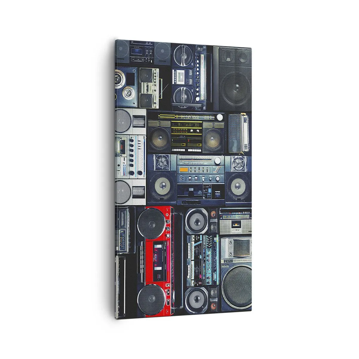 Schilderen op canvas - Verlangen naar de jaren 80 - 55x100 cm