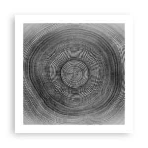 Poster - Teken van de tijden - 50x50 cm