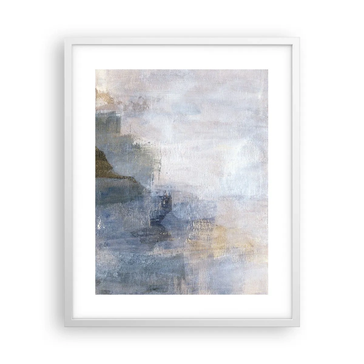 Poster in een witte lijst - Kleurtonen en akkoorden - 40x50 cm