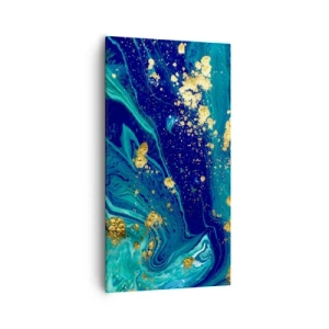 Schilderen op canvas - De bloemblaadjes van de zon - 55x100 cm