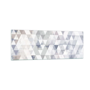 Schilderen op glas - In ritme op drie - 140x50 cm