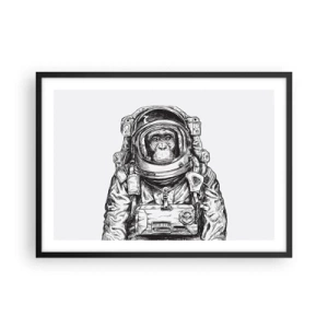 Poster in een zwarte lijst - Alternatieve evolutie - 70x50 cm