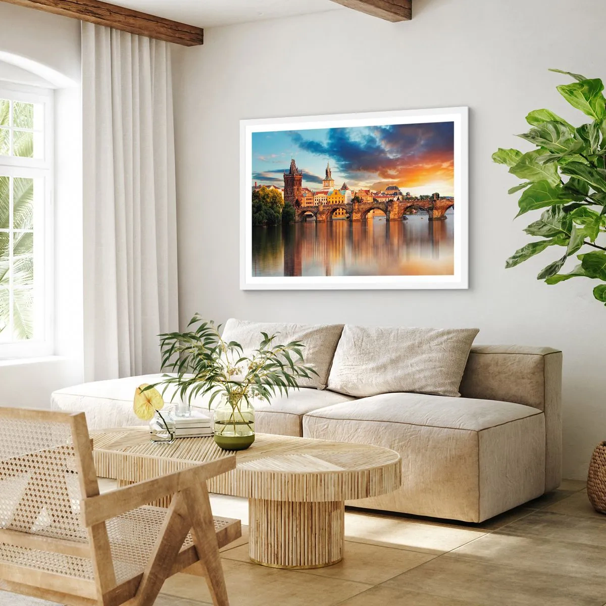 Poster in een witte lijst - Eeuwenlang mooi - 70x50 cm