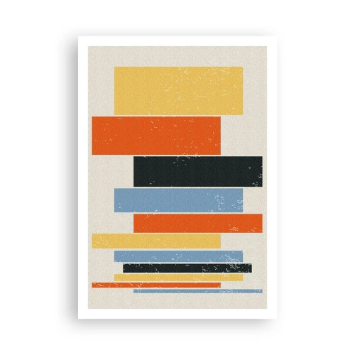 Poster - Muzieknotatie - 70x100 cm