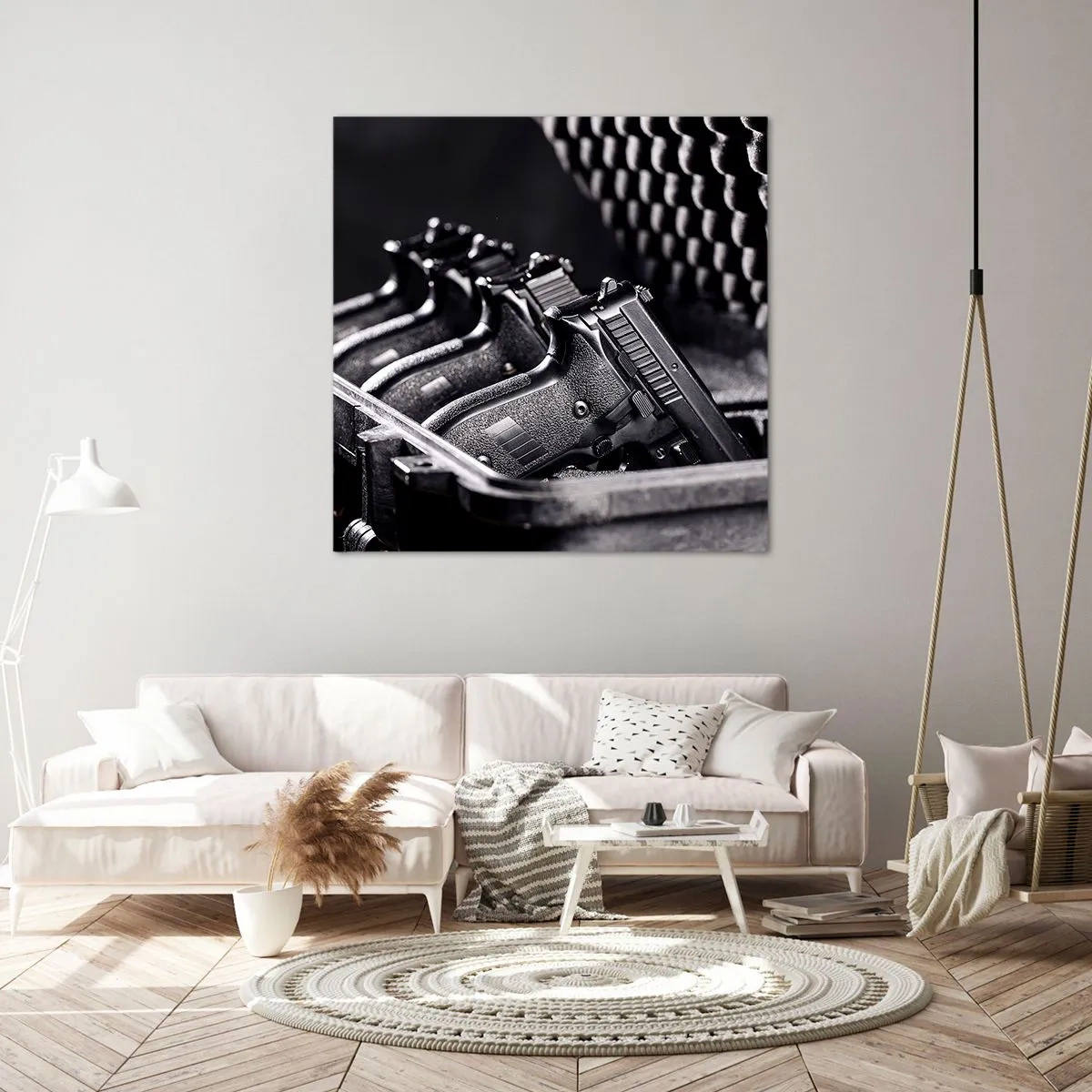 Schilderen op canvas - Heren sport - 70x70 cm