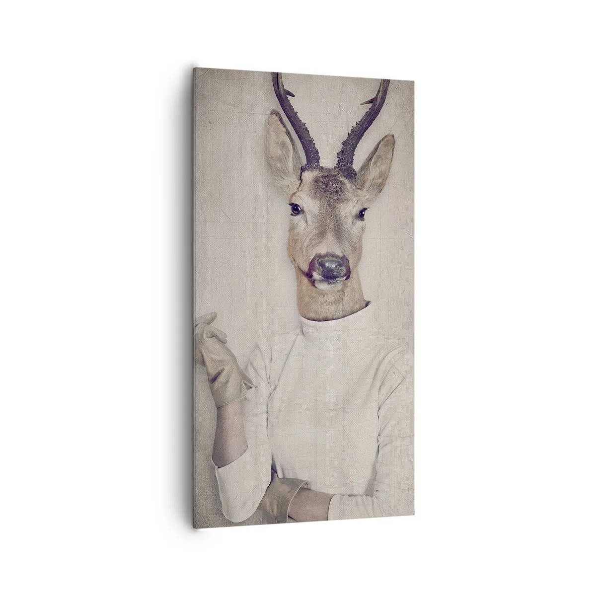 Schilderen op canvas - Laat de gebaren spreken - 65x120 cm