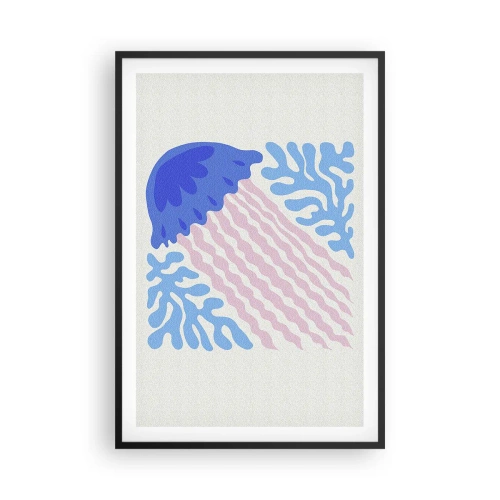 Poster in een zwarte lijst - Als uit een andere wereld - 61x91 cm