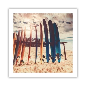 Poster - Weltrusten, zie je morgen - 50x50 cm