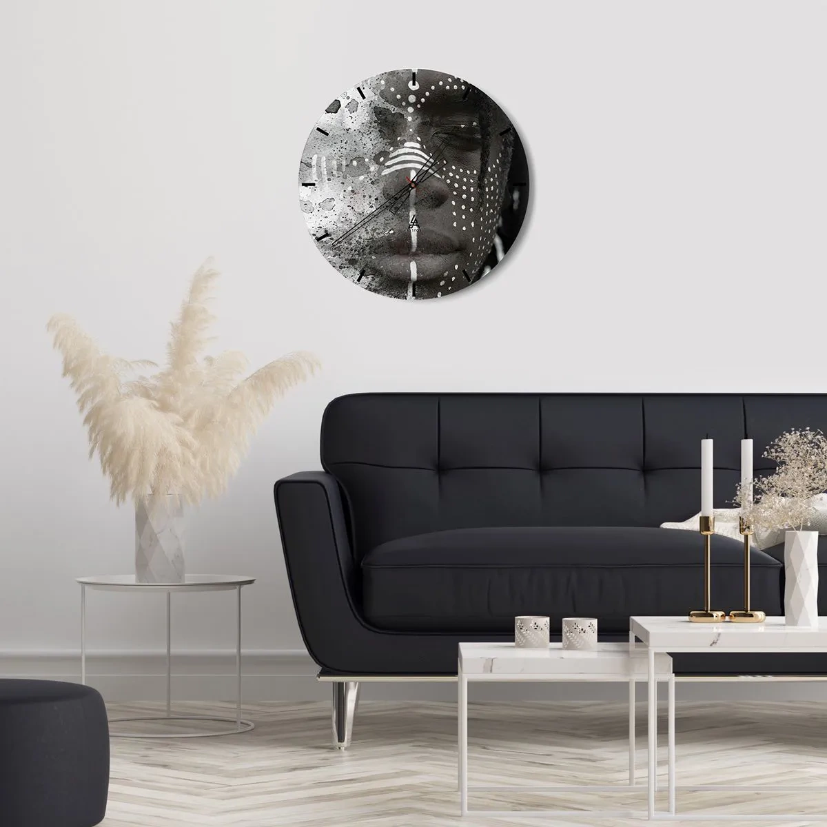 Wandklok - Klok - Ontdek de oergeest - 40x40 cm