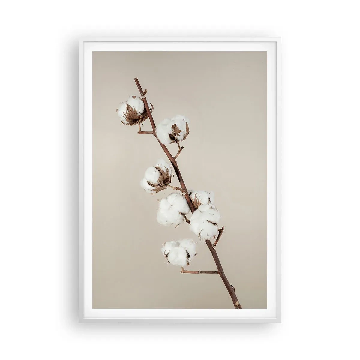 Poster in een witte lijst - Aan de bron van zachtheid - 70x100 cm