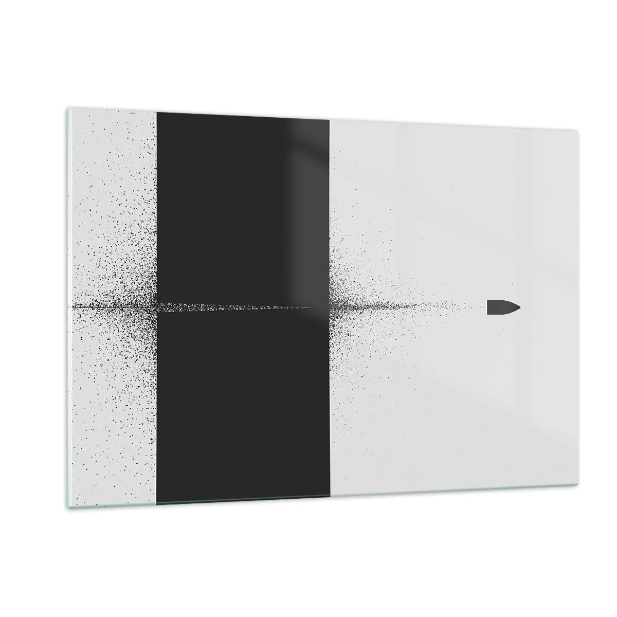 Schilderen op glas - Rechtstreeks naar het doel - 120x80 cm