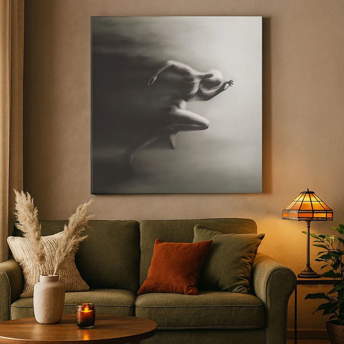 Schilderen op canvas - Niet te stopen - 30x30 cm